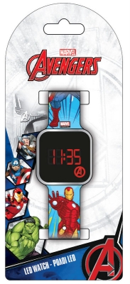 Часовник с LED Дисплей със Силиконова Каишка Отмъстителите, Avengers 2 Модела